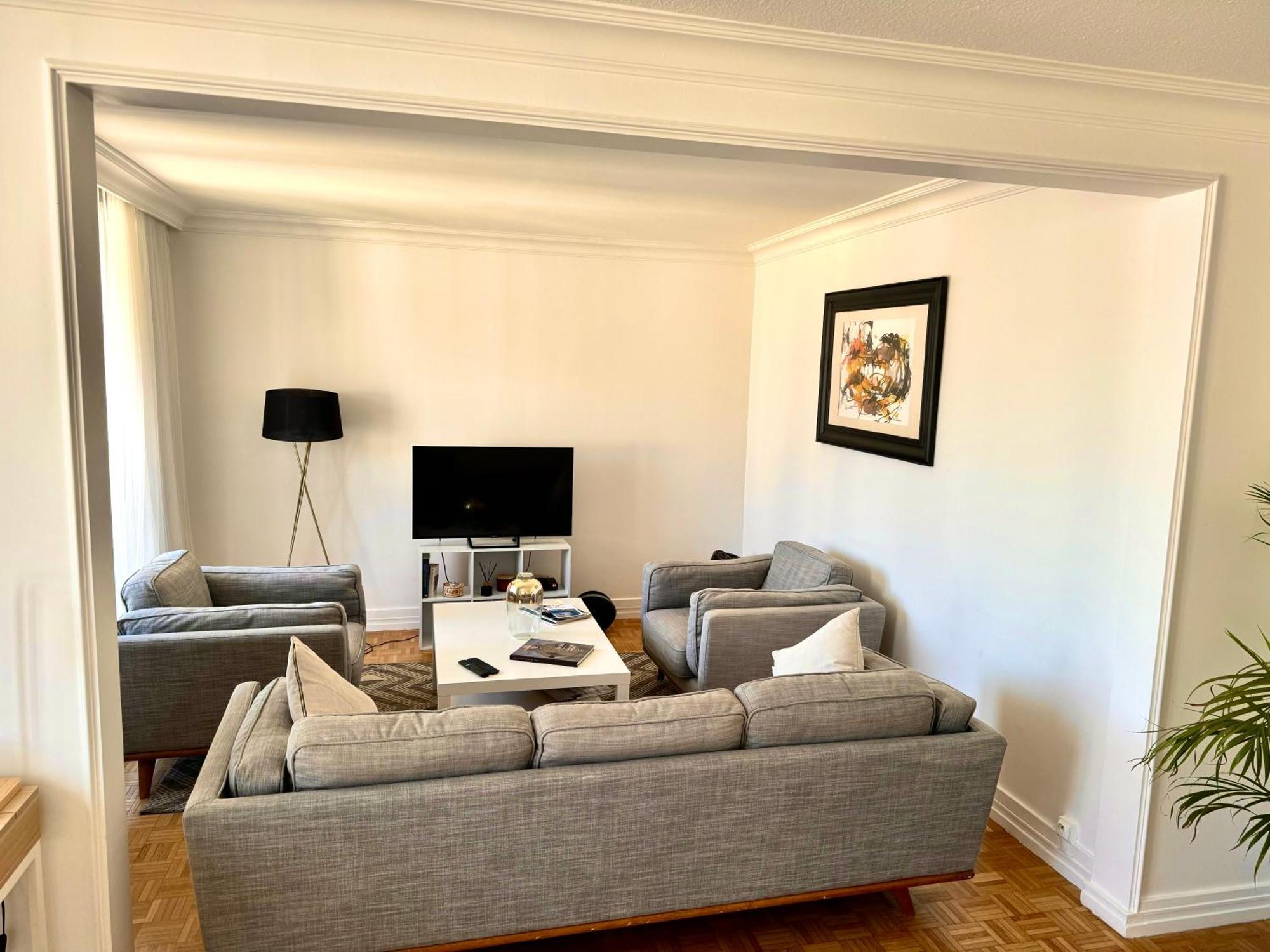 Apartment Bergson - 80m2, 2 Grandes Chambres, Entierement Renovee Et Equipee, Lumineux, Wifi, Balcon, Calme, Vue Imprenable Saint-Etienne (Loire)